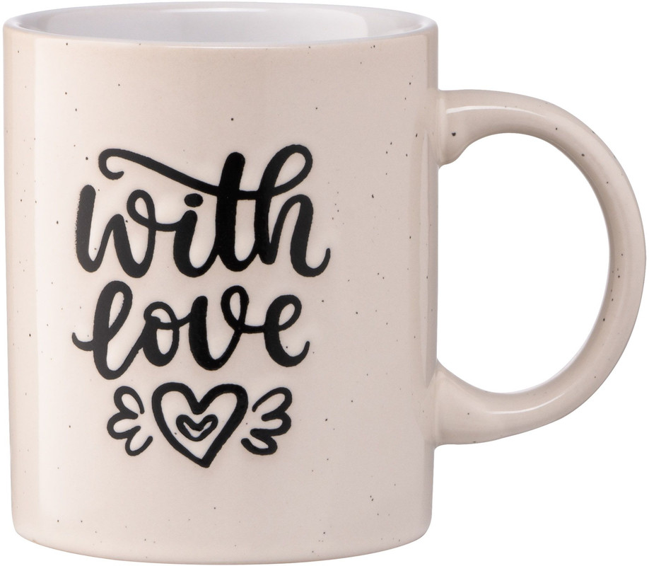 Чашка ARDESTO With Love 330 мл Бежева (AR3470BG)